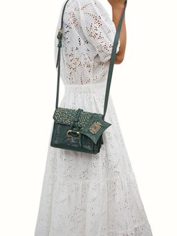 Hidesign - Tuareg - 01 Green Women's Sling Bag - (18.5 X 8 X 16 Cms) (S)