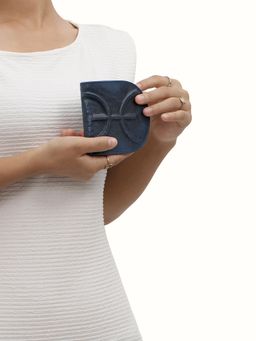 Hidesign - Womens Blue Marrakech W1 Casual Bi-Fold Wallet (M)