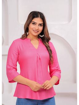 Kipek - Women's Pink Solid Top