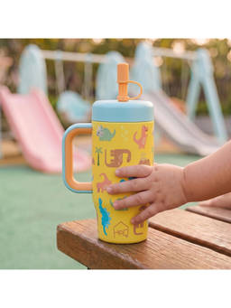 House of Quirk - Dinopop Stainless Steel 530Ml Kids Tumbler