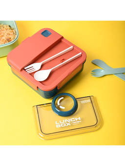 Voncasa - Market99 Plastic Lunch Box With Spoon