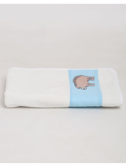 Fabindia - White Barni Cotton Bath Towel (M)