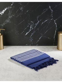Fabindia - Blue Shiraz Cotton Hand Towel