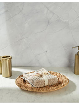 Fabindia - Beige Nina Cotton Hand Towel (Set of 2)