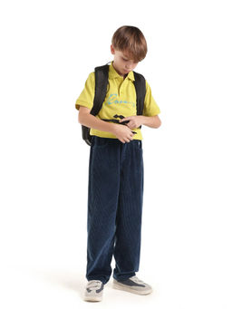 RARE ONES - Boys Navy Blue Cotton Trouser