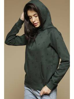 Gipsy - Dark Green Pullover Hoodie