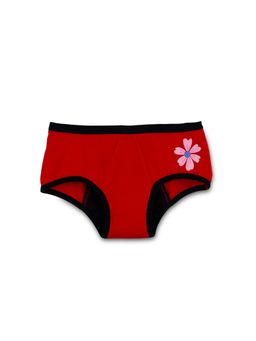 Plan B - Red Reusable Pad Free Period Panty for Heavy Flow