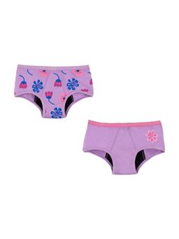 Plan B - Lavender Reusable Pad Free Spotting Panty for Light Flow (Pack of 2)