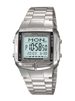 Casio - Vintage DB-360-1ASDF Analog-Digital Dial Silver Stainless Steel Band Db27