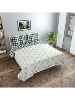 SKAP - Caspian Floral Off White Dohar