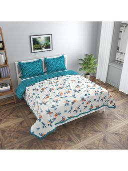 SKAP - Caspian Floral Blue Dohar