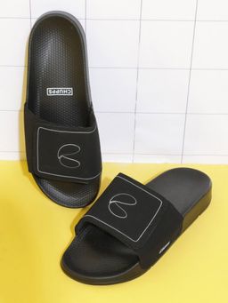 Chupps - Bandwidth Sliders Men Casual Sliders Black