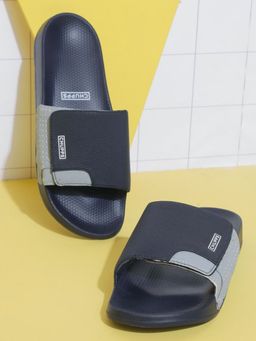 Chupps - Bandwidth Sliders Men Casual Sliders Navy Blue