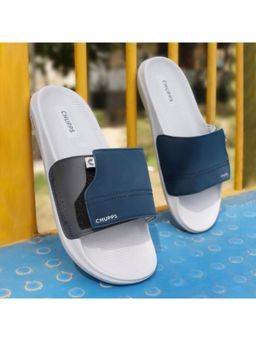 Chupps - Urban One Sliders Men Casual Sliders Navy Blue