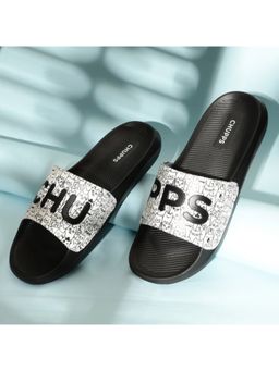 Chupps - Urban One Sliders Men Casual Sliders White & Black
