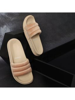 Chupps - Bandwidth Sliders Wowomen Casual Sliders Beige