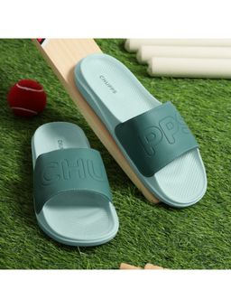 Chupps - Mens Pure Lime Green Casual Sliders
