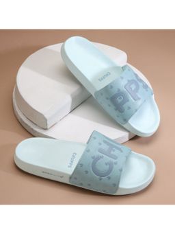 Chupps - Women Lovebug Light Blue Casual Sliders