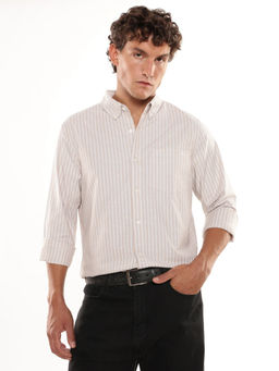Calvin Klein - Striped Regular Fit Cotton Casual Shirt