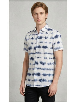 Club York - Blue Tie & Dye Casual Shirt