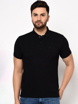 98 Degree North - Black Polo T-Shirt