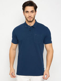 98 Degree North - Blue Polo T-Shirt