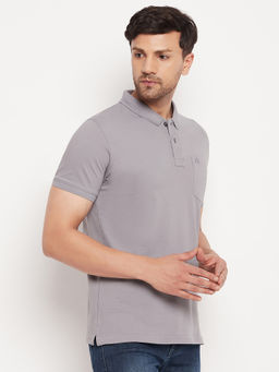 98 Degree North - Grey Polo T-Shirt