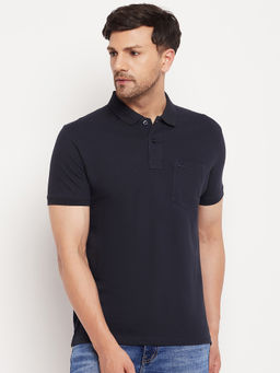 98 Degree North - Navy Blue Polo T-Shirt