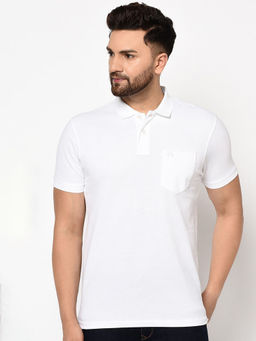 98 Degree North - White Polo T-Shirt
