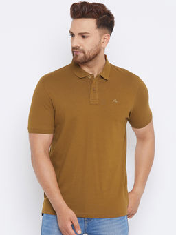 98 Degree North - Mustard Polo T-Shirt