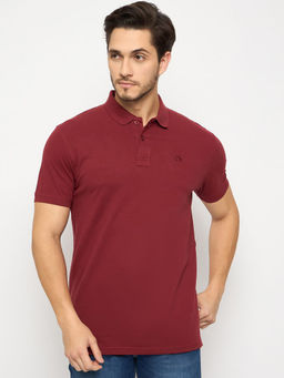 98 Degree North - Maroon Polo T-Shirt