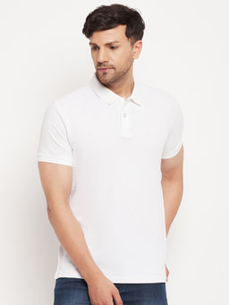 98 Degree North - White Polo T-Shirt