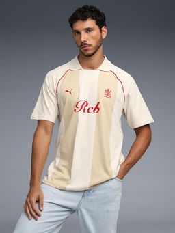 Puma - Rcb 2026 Men's White Colorblock Polo T-Shirt
