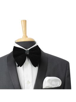 PELUCHE - Solid Essentials Mini Butterfly Black Mini Butterfly Bow Tie