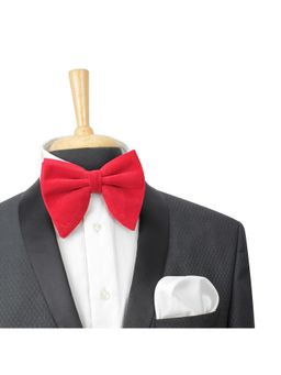 PELUCHE - Solid Essentials Mini Butterfly Red Mini Butterfly Bow Tie