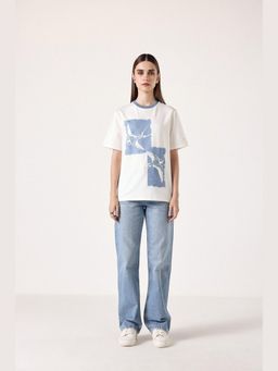 Muvazo - Feather Flex White Tshirt