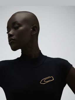 Anaash - Gold Paper Clip Brooch