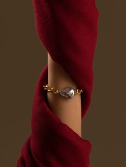 Anaash - Grey Baroque Pearl Bracelet