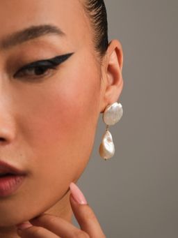 Anaash - White Statement Baroque Drops