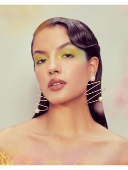 Anaash - White Curvy and Proud Earrings