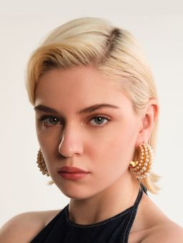 Anaash - Gold Honey Hoops