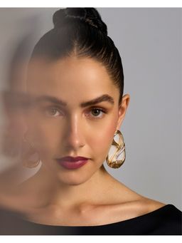 Anaash - Gold Maxi Luno Earrings