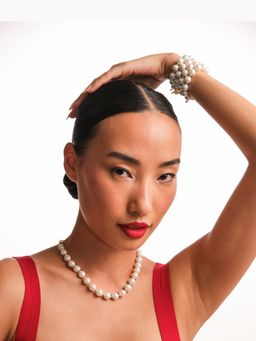 Anaash - White Classic Bandel Pearl Necklace