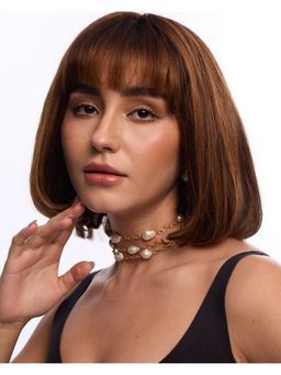 Anaash - Gold Baroque Chained Choker