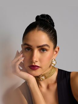 Anaash - Gold Ebo Chained Choker