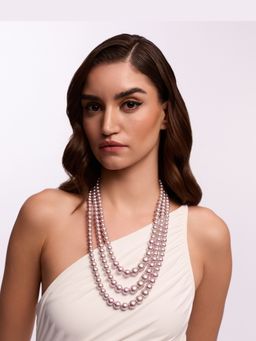Anaash - White Triple Graded Pearls