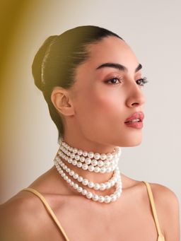 Anaash - White Major Pearl Necklace