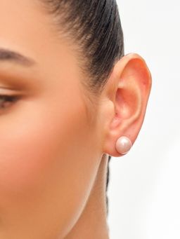 Anaash - Pink 10mm Candy Pink Pearl Studs