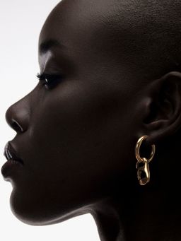 Anaash - Gold Can Hoops