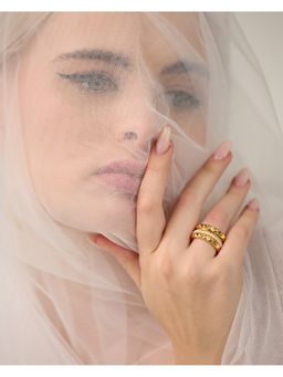 Anaash - White Bay Ring